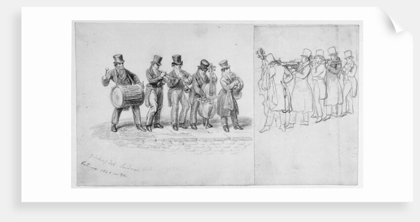 London Street Musicians, c.1820-30 by George the Elder Scharf