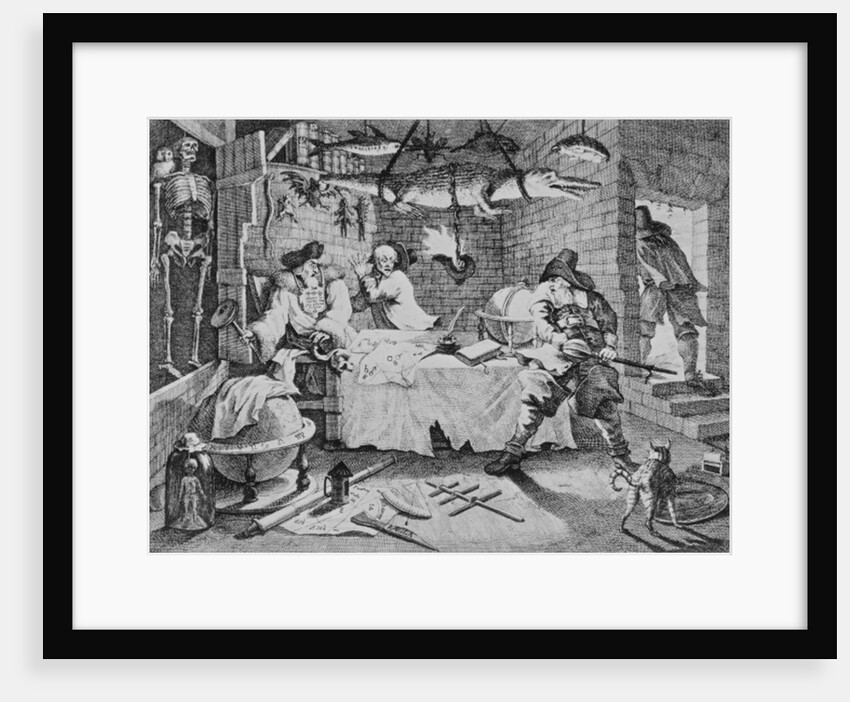 Hudibras beats Sidrophel and his man Whachum by William Hogarth