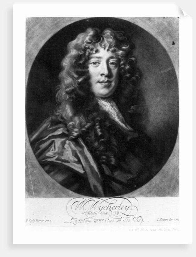 William Wycherley by Peter Lely