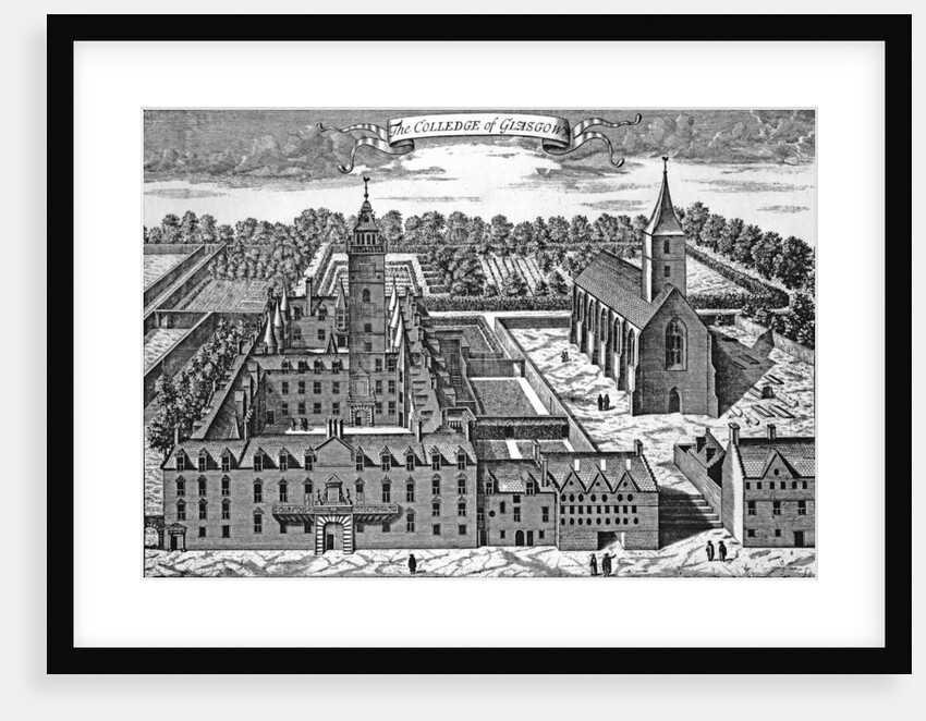 The Colledge of Glasgow by John Slezer