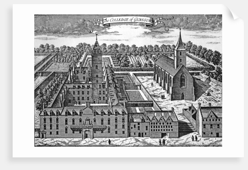 The Colledge of Glasgow by John Slezer