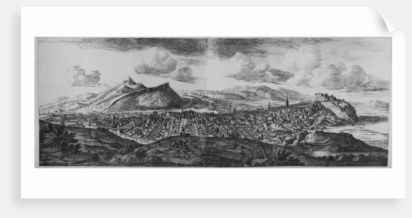 The Prospect of Edinburgh from the North by John Slezer