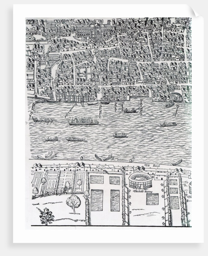 Plan of London, c.1560-70 by Ralph Agas