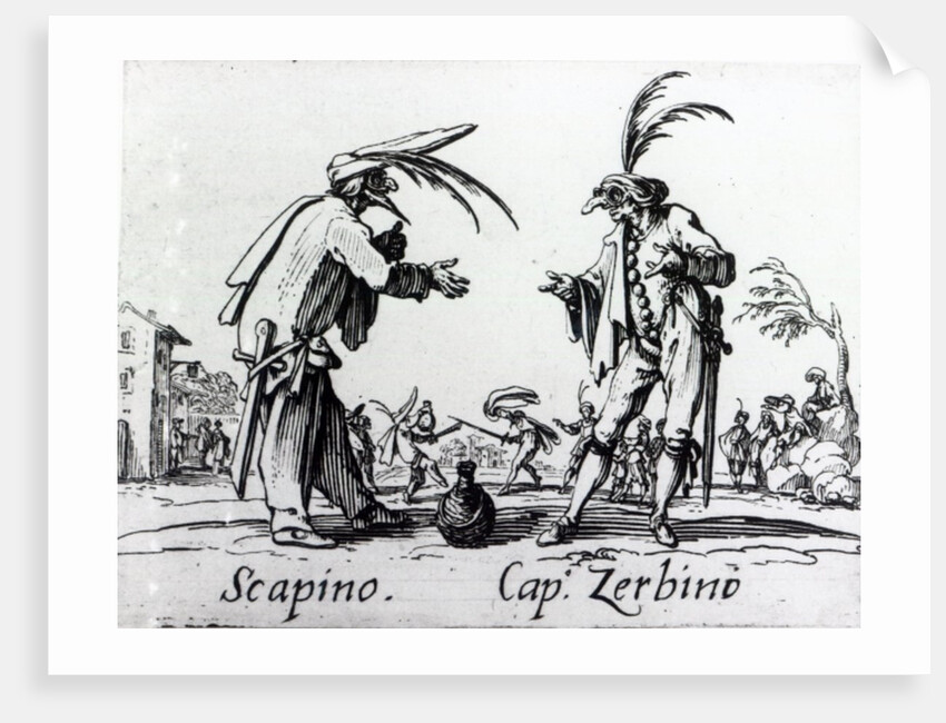 Balli de Sfessania, c.1622 by Jacques Callot