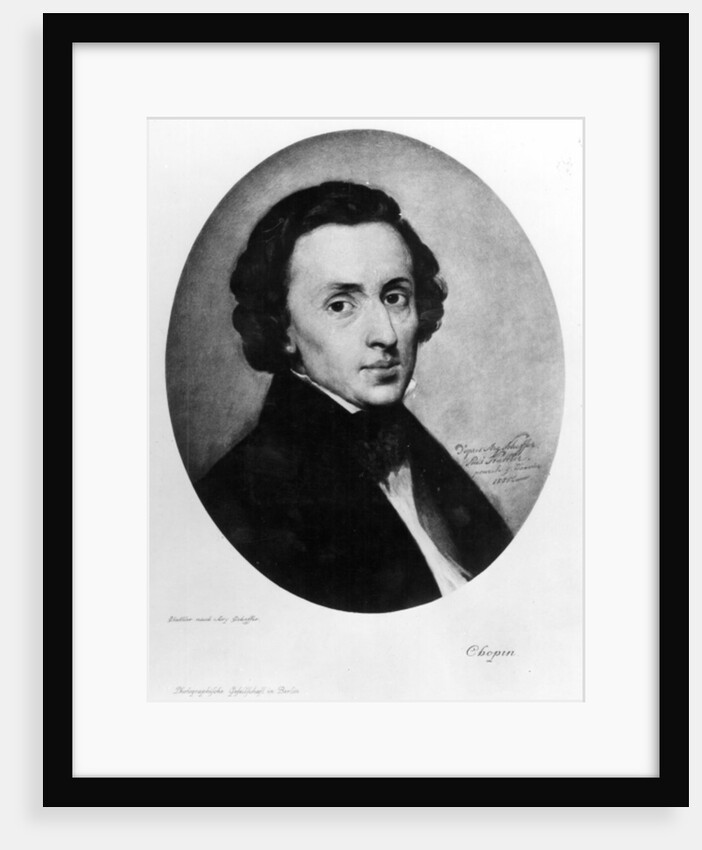Chopin, 1858 by Ary (after) Scheffer