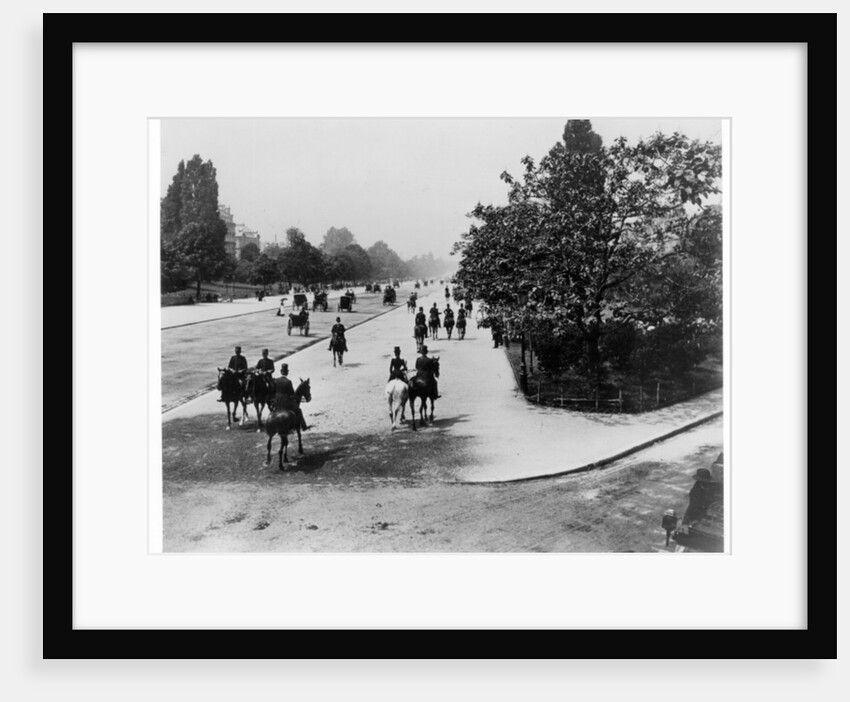 The Bois de Boulogne, Paris, c.1900 by French Photographer