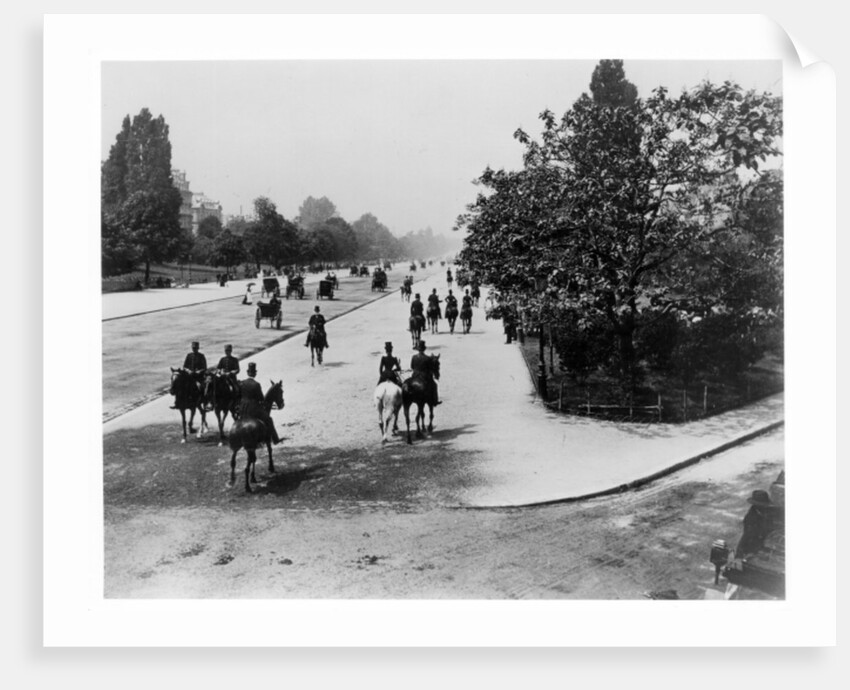 The Bois de Boulogne, Paris, c.1900 by French Photographer