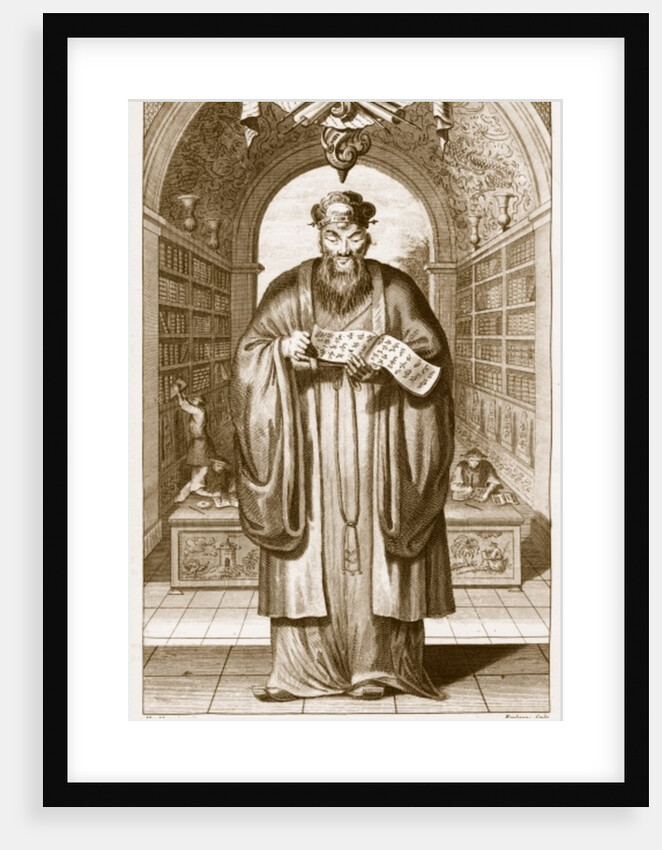 Kong-Fu-Tse, or Confucius, the Most Celebrated Philosopher of China by (after) Honbleau