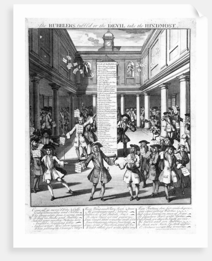 The Bubblers Bubbl'd, 1720 by James Cole