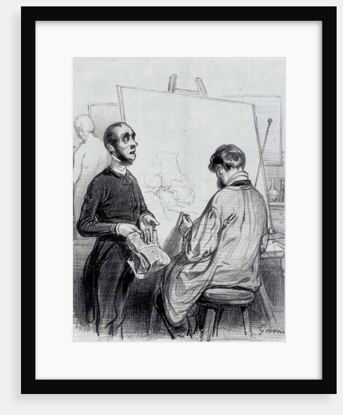 The Critic, published in 'Lecons et Conseils' by Paul Gavarni