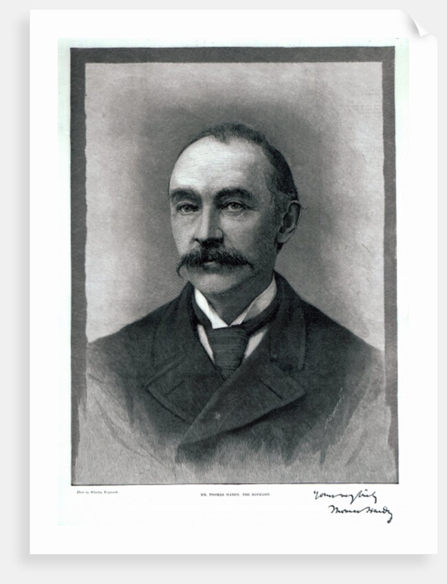 Thomas Hardy, 1892 by (after) English photographer