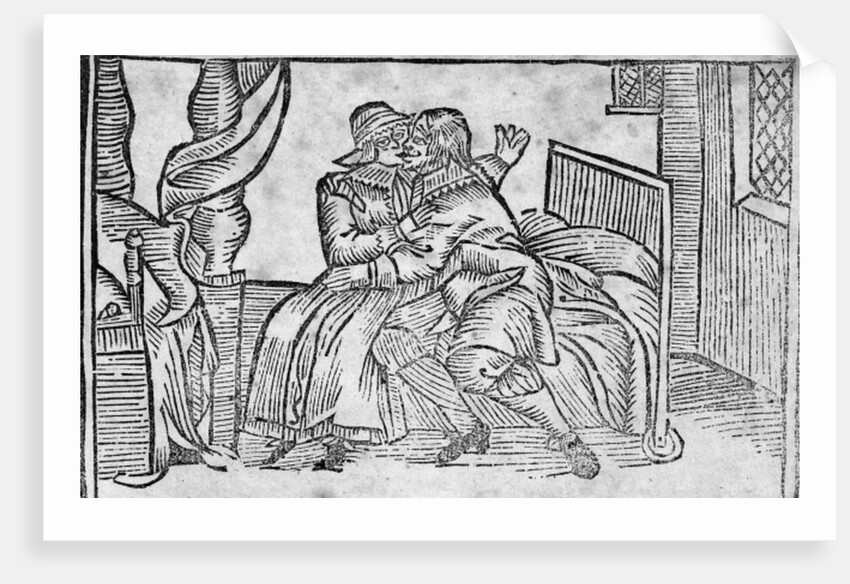 Couple Kissing by English School