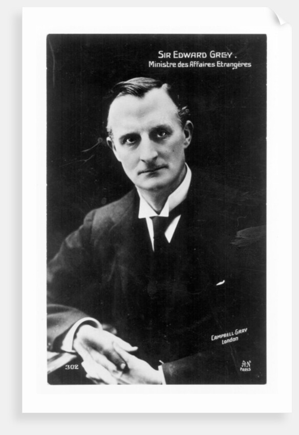Edward Grey, 1st Viscount Grey of Fallodon by English Photographer