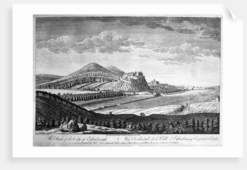West View of the City of Edinburgh, 1753 by Paul Sandby