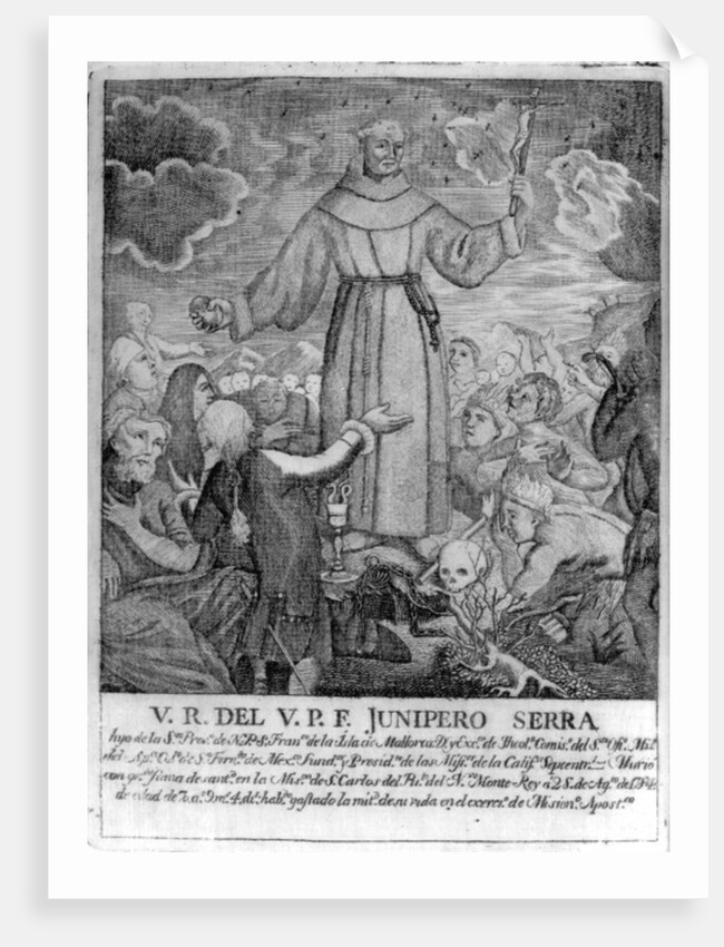 Fray Junipero Serra, 18th century by Spanish School
