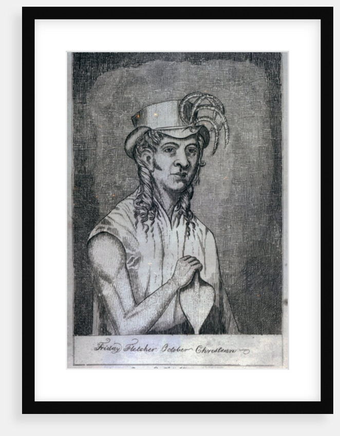 Friday Fletcher October Christian, son of Fletcher Christian, 1814 by John Shillibeer