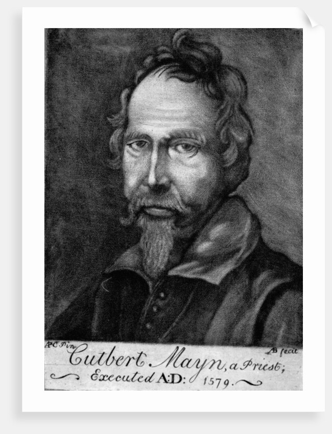 Cuthbert Mayne, 1579 by English School