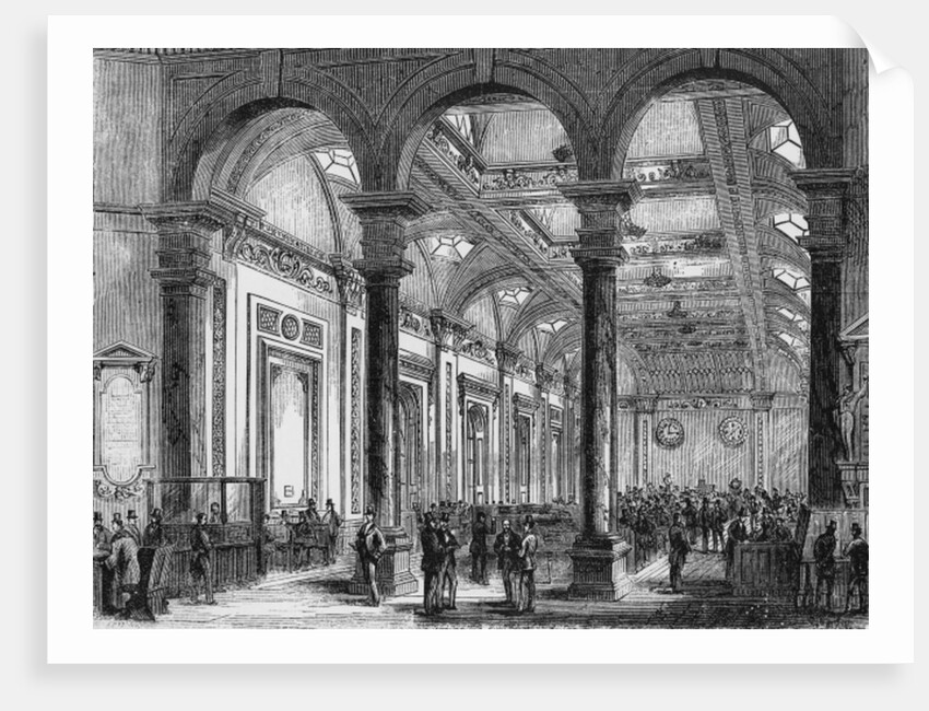 Interior of Lloyd's of London by English School