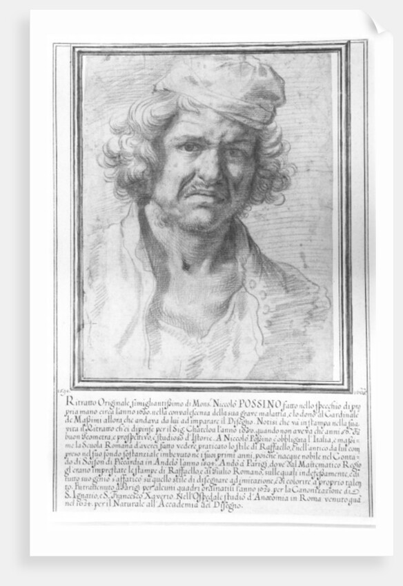 Self Portrait by Nicolas Poussin