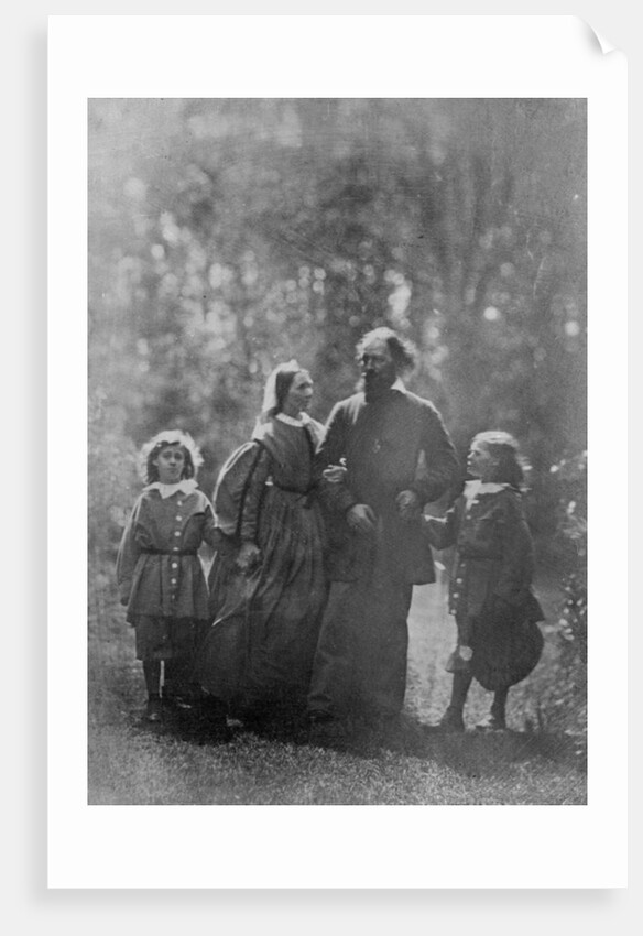 Alfred, Lord Tennyson with his wife Emily and two sons, Hallam and Lionel by Oscar Gustav Rejlander