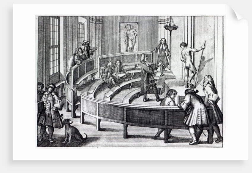 Life drawing class, 1739 by Italian School