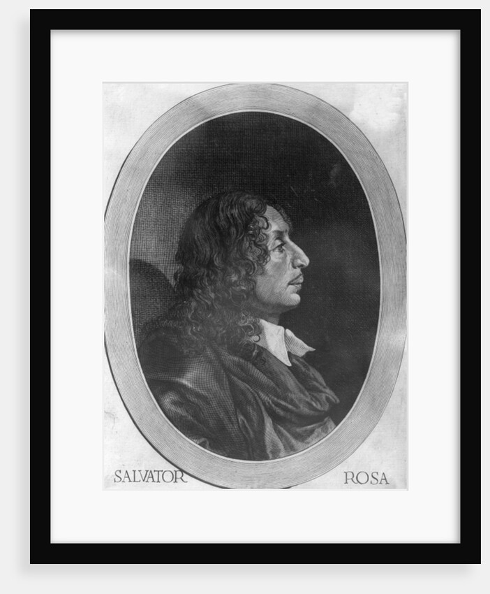 Salvator Rosa by Giovanni Battista Bonacina
