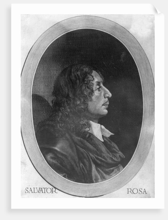 Salvator Rosa by Giovanni Battista Bonacina
