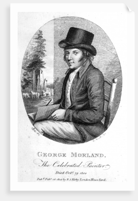 George Morland, engraved by G.Scott, 1805 by English School