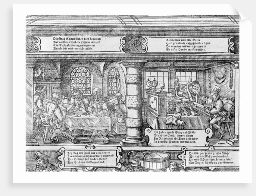 Banking Scene by Jost Amman