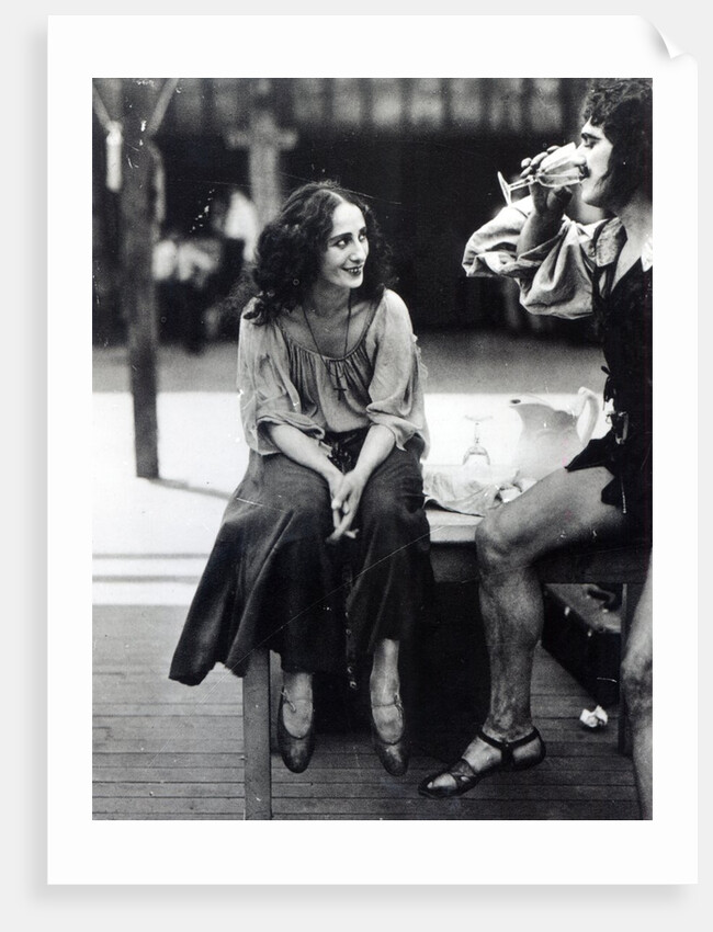 Anna Pavlova as Fenella in a scene from the film 'The Dumb Girl of Portici', 1916 by American Photographer
