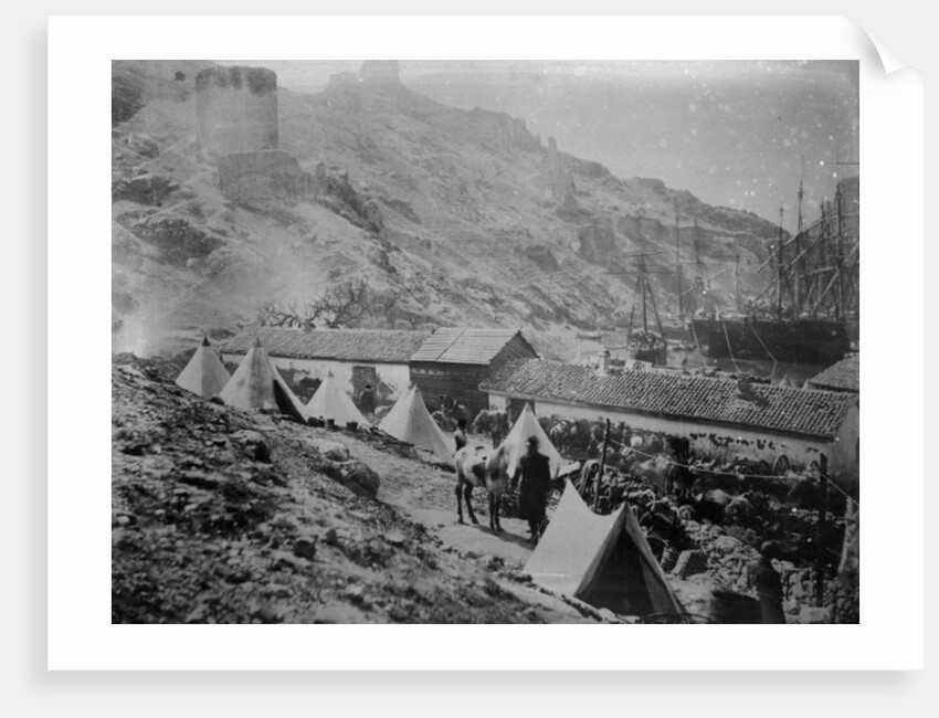 The Port at Balaklava during the Crimean War, c.1855 by Roger Fenton