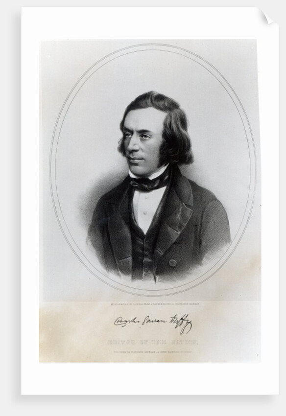 Charles Gavan Duffy, lithographed by H. O'Neill by (after) English photographer
