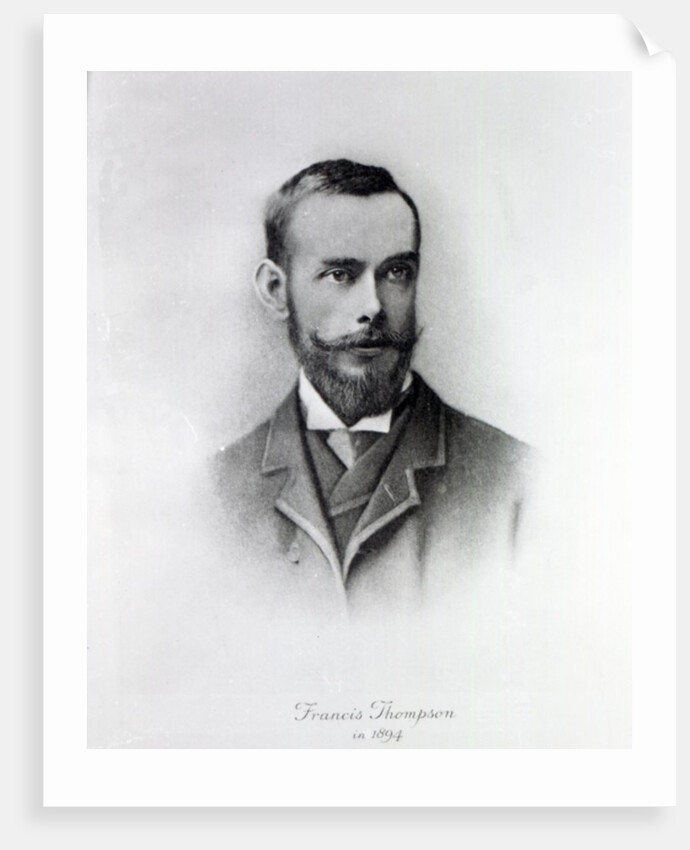 Francis Thompson, engraved by Emery Walker, 1894 by English School