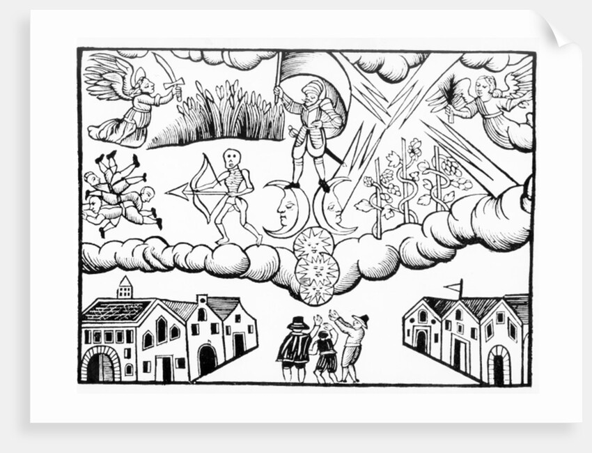 Allegory of the Black Death by Anonymous