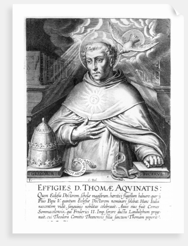 St. Thomas Aquinas by Cornelis Boel