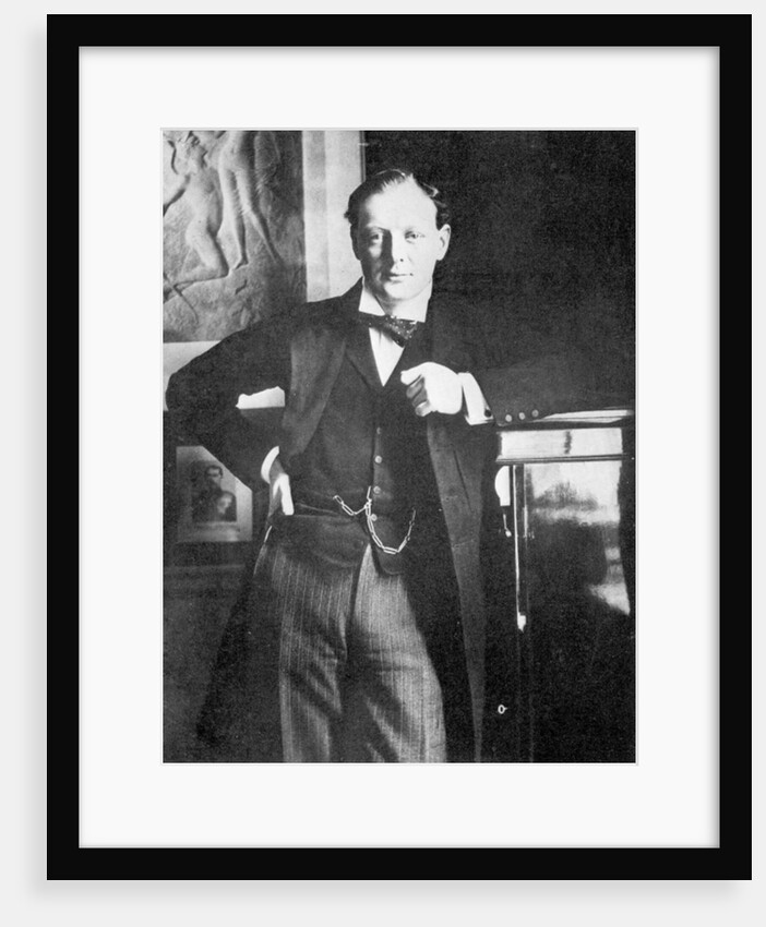 Winston Spencer Churchill in 1904 by English Photographer