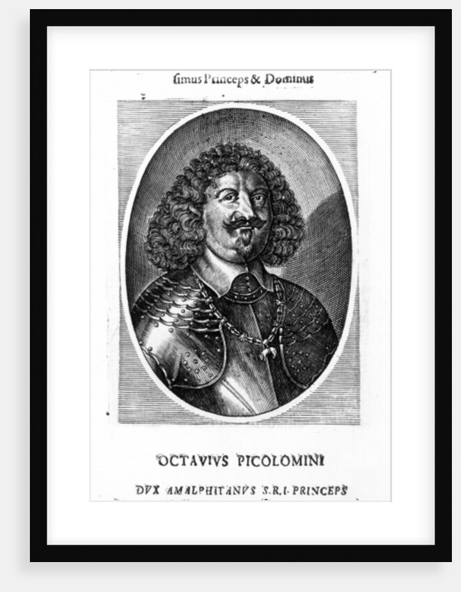 Prince Octavio Piccolomini, Duke of Amalfi, after a portrait of 1649 by Mattaus II Merian