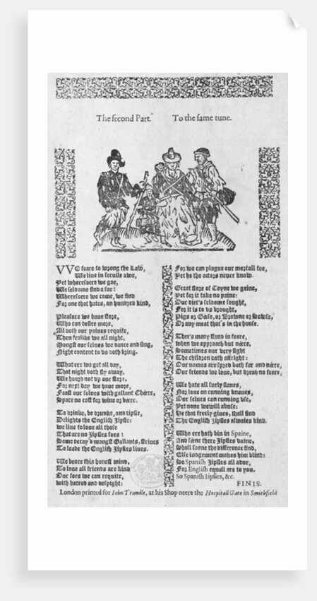 A hunting scene by English School