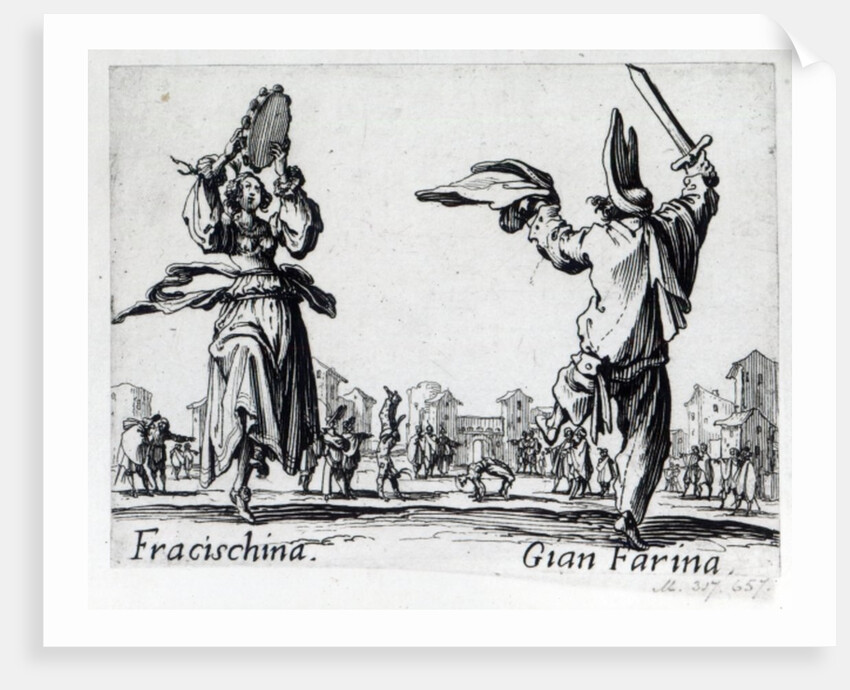 Balli de Sfessania, c.1622 by Jacques Callot