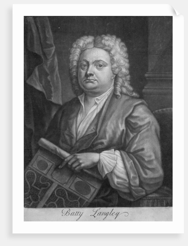 Batty Langley, print made by J. Carwitham, 1741 by English School