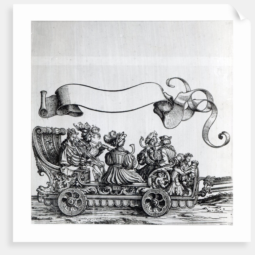 Scene from Maximilian's Triumphal Procession, c.1516-18 by Hans Burgkmair
