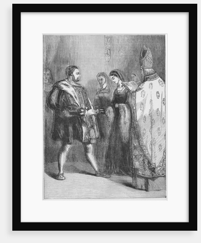 Marriage of Henry VIII and Catherine Parr by English School
