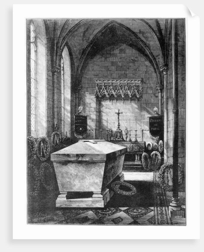 The Mortuary Chapel at St. Mary's Church, Chislehurst, holding the tomb of Emperor Napoleon III and his son, the Prince Imperial by English School