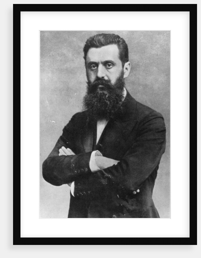 Theodor Herzl, 1903 by Photographer Austrian