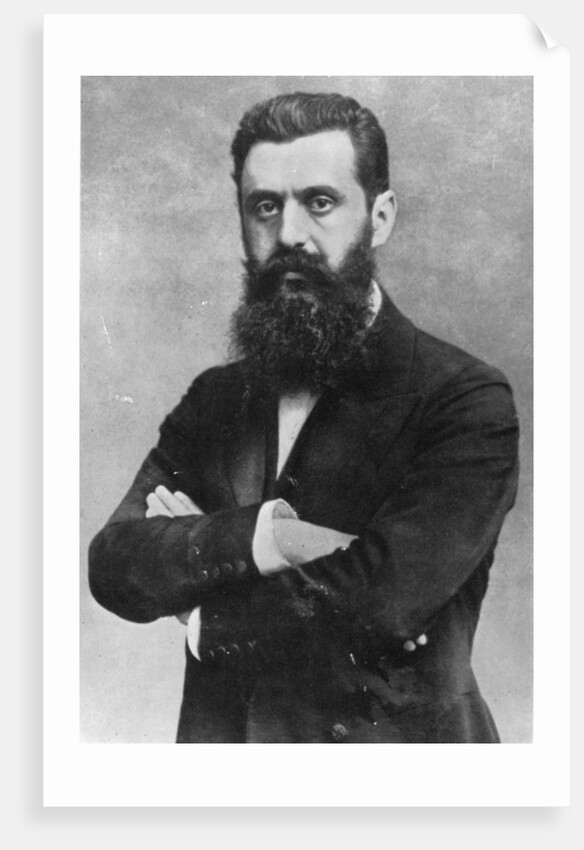 Theodor Herzl, 1903 by Photographer Austrian