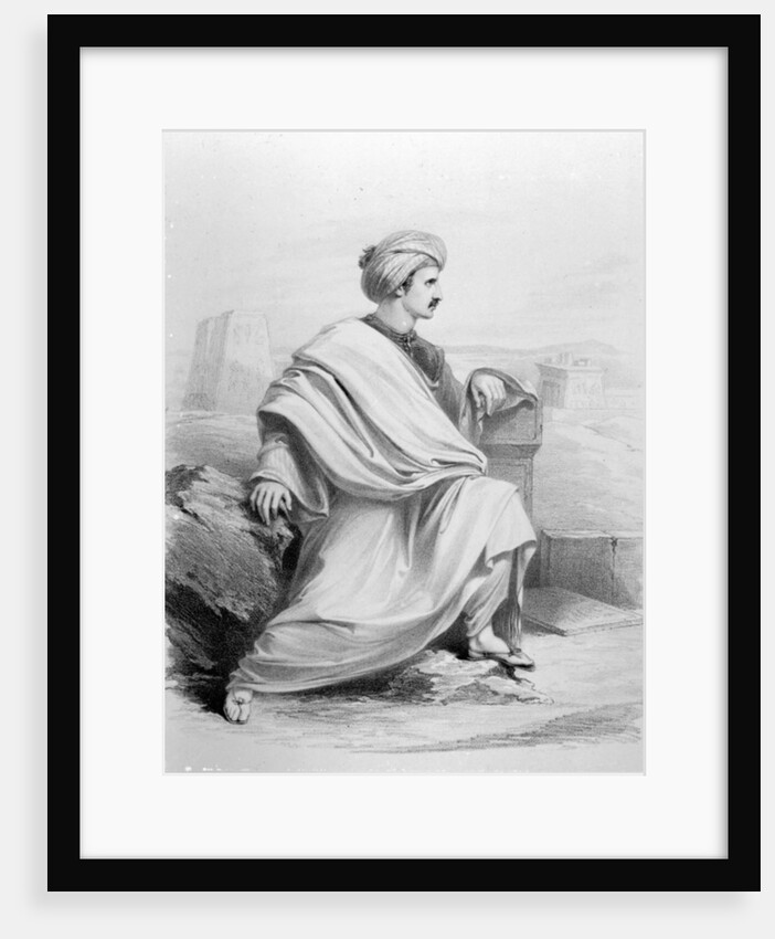 Edward William Lane as 'A Bedouin Arab', 1828 by Richard James Lane