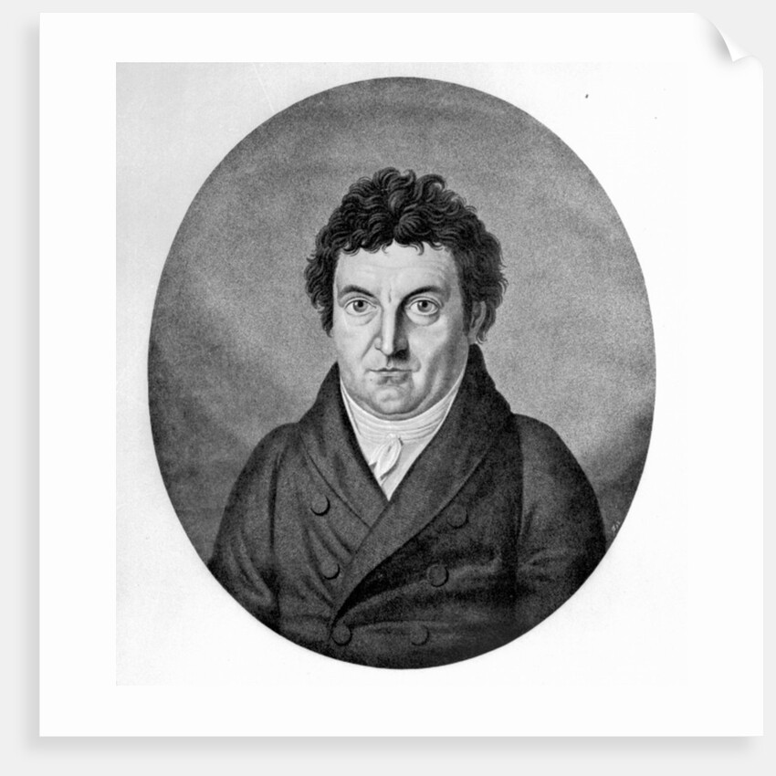 Johann Gottlieb Fichte by Heinrich Anton Dahling