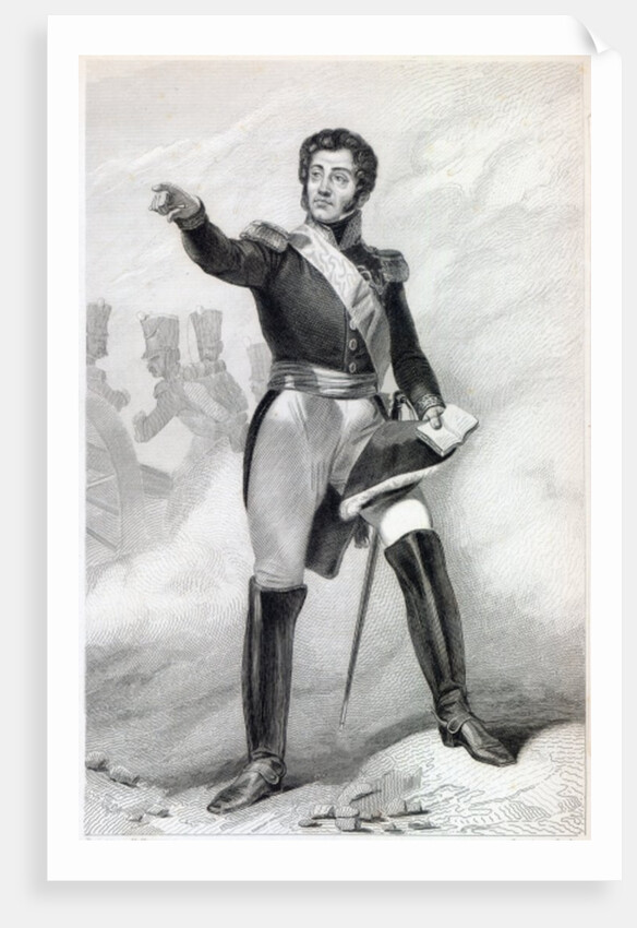 Gabriel Jean Joseph Molitor, Count and Marshal of France by Antoine Charles Horace (1758-1836) (after) Vernet