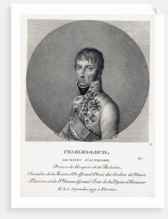 Archduke Charles of Austria, Duke of Teschen, c.1814 by French School