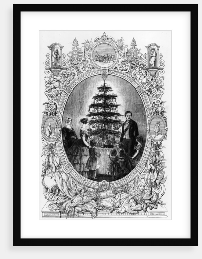 Christmas Tree at Windsor Castle, 1848 by J.L. Williams
